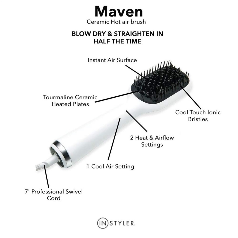 InStyler Maven Ceramic Hot Brush